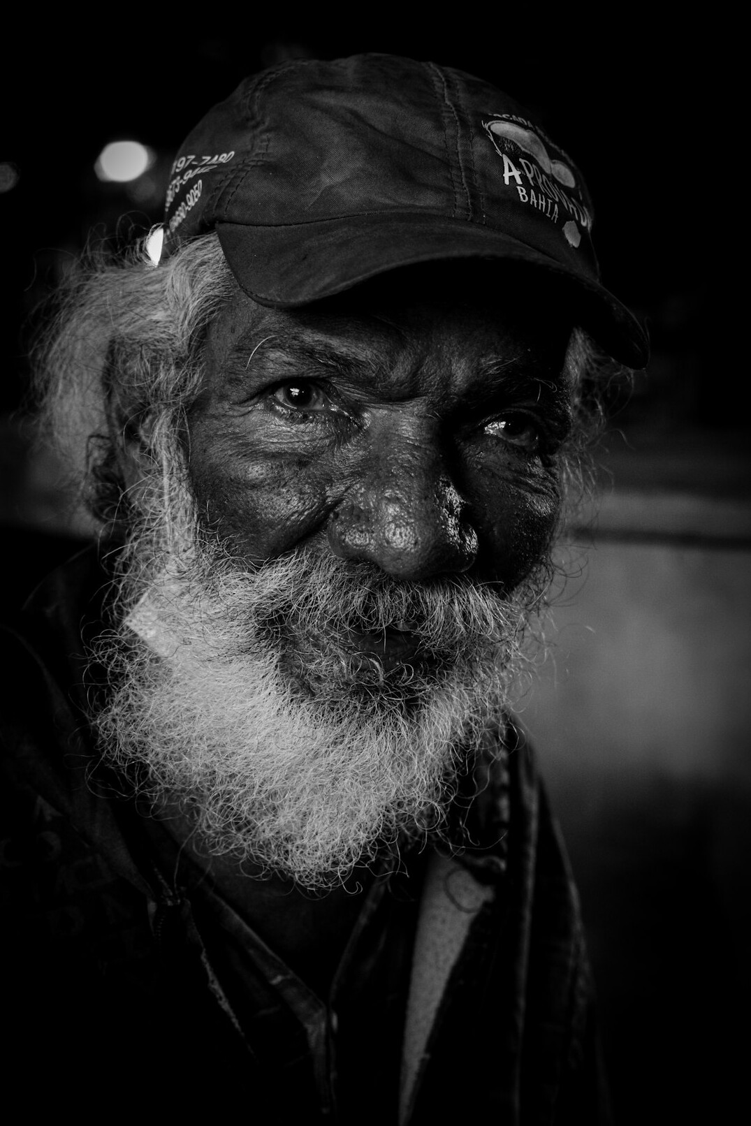 Portrait of a man with beard smiling